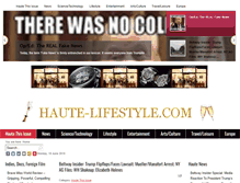 Tablet Screenshot of haute-lifestyle.com